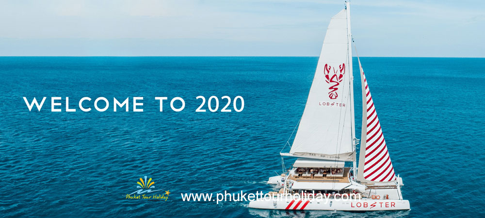 เรือ Lobster Yacht Phuket พระอาทิตย์ตกดิน