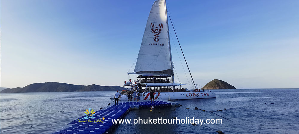 เรือ Lobster Yacht Phuket พระอาทิตย์ตกดิน