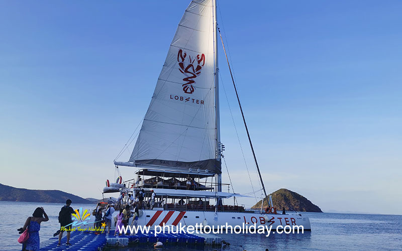 เรือ Lobster Yacht Phuket พระอาทิตย์ตกดิน