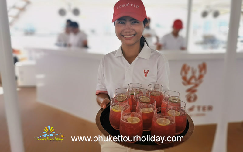 เรือ Lobster Yacht Phuket พระอาทิตย์ตกดิน