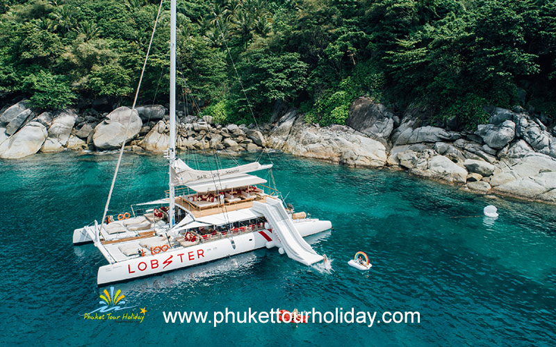 เรือ Lobster Yacht Phuket พระอาทิตย์ตกดิน