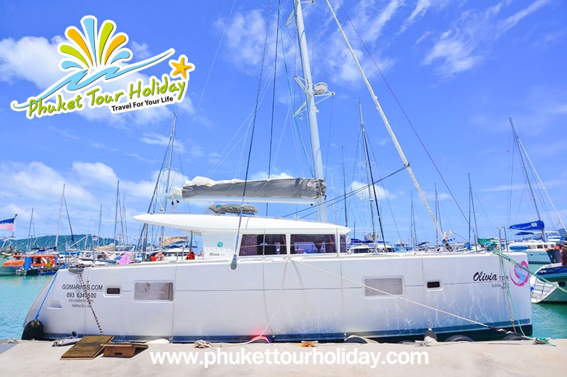 เช่าเรือยอร์ช คาตามารัน เรือใบ SAILING CATAMARAN 1วัน ราคาถูก