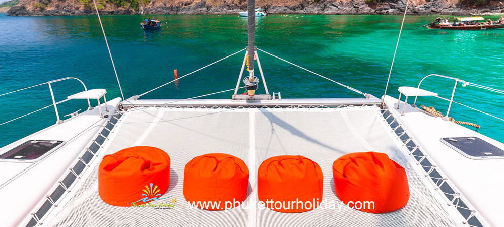 ทัวร์เกาะเฮ เกาะราชา เรือคาตามารัน เรือใบ ราคาถูก